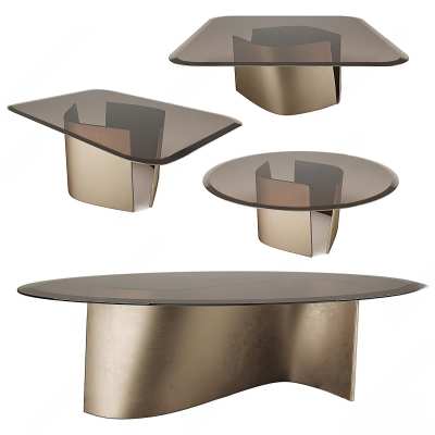 REFLEX现代茶几组合3D模型下载